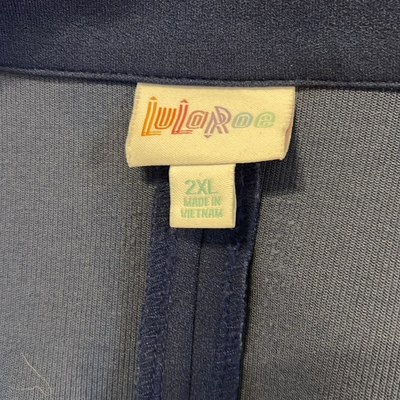 🌹LuLaRoe Gwen Navy Blue Blazer - Picture 6 of 8